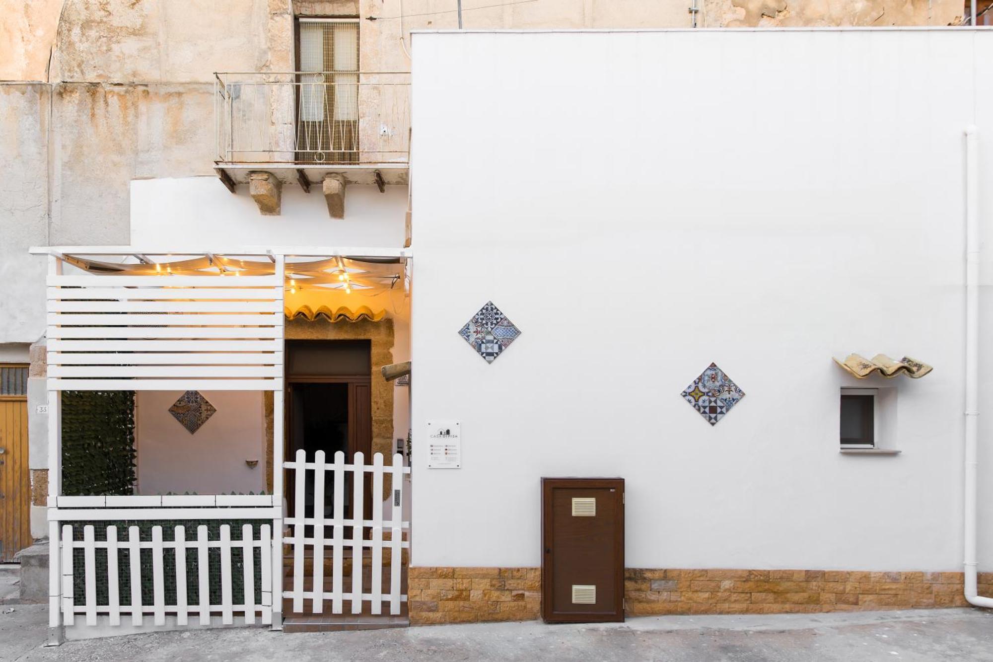 Вилла Centro Storico Sciacca - Casa Di Pisa Cortile Termine Экстерьер фото